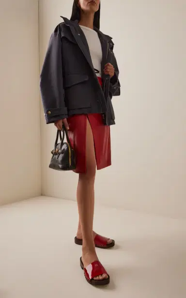 Miu Miu Patent Leather Clogs | Thumbnail 2 Miu Miu Patent Leather Clogs | Thumbnail 2