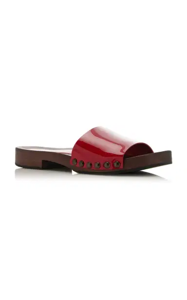 Miu Miu Patent Leather Clogs | Thumbnail 3 Miu Miu Patent Leather Clogs | Thumbnail 3