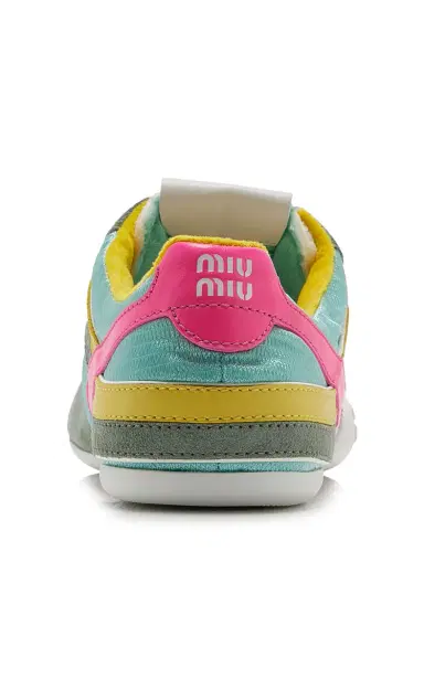 Miu Miu Gymnasium Tech-Nylon and Suede Sneakers | Thumbnail 4 Miu Miu Gymnasium Tech-Nylon and Suede Sneakers | Thumbnail 4