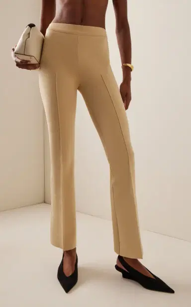 HIGH SPORT Long Kick Stretch-Cotton Flared Pants | Thumbnail 3 HIGH SPORT Long Kick Stretch-Cotton Flared Pants | Thumbnail 3