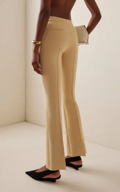 HIGH SPORT Long Kick Stretch-Cotton Flared Pants | Thumbnail 4 HIGH SPORT Long Kick Stretch-Cotton Flared Pants | Thumbnail 4