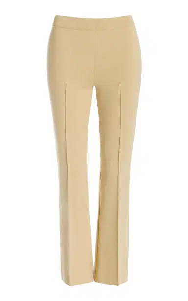 HIGH SPORT Kick Stretch-Cotton Knit Cropped Flared Pants | Thumbnail 1 HIGH SPORT Kick Stretch-Cotton Knit Cropped Flared Pants | Thumbnail 1