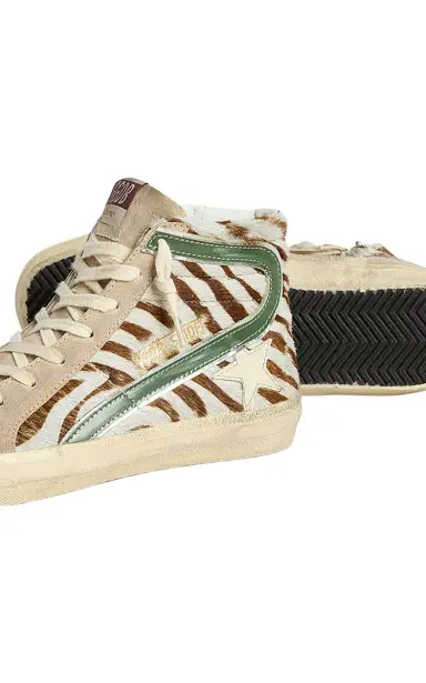 Golden Goose Slide Calf Hair High-Top Sneakers | Thumbnail 5 Golden Goose Slide Calf Hair High-Top Sneakers | Thumbnail 5