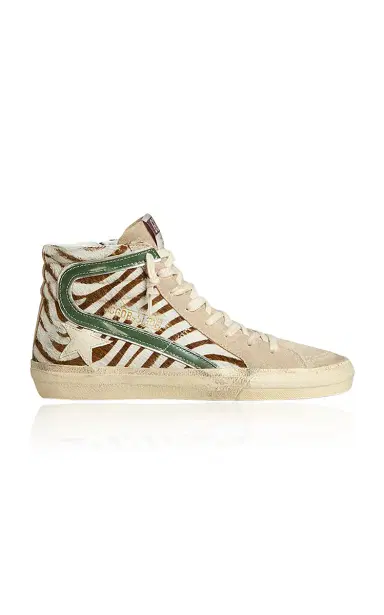Golden Goose Slide Calf Hair High-Top Sneakers | Thumbnail 6 Golden Goose Slide Calf Hair High-Top Sneakers | Thumbnail 6