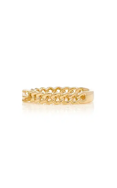 Anita Ko 18K Yellow Gold Diamond Chain Link Ring 2 | Thumbnail 4