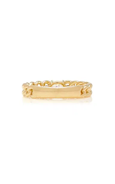 Anita Ko 18K Yellow Gold Diamond Chain Link Ring 2 | Thumbnail 5