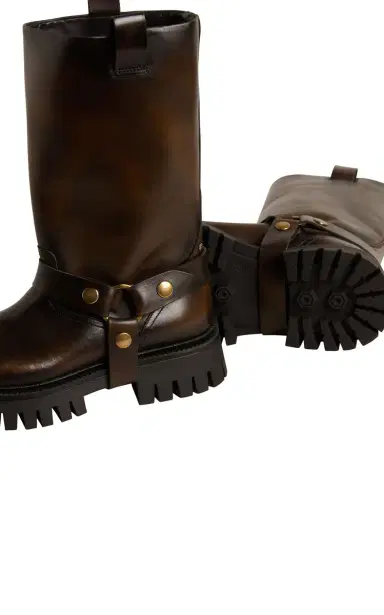 Golden Goose Kurt Distressed Leather Boots | Thumbnail 5 Golden Goose Kurt Distressed Leather Boots | Thumbnail 5