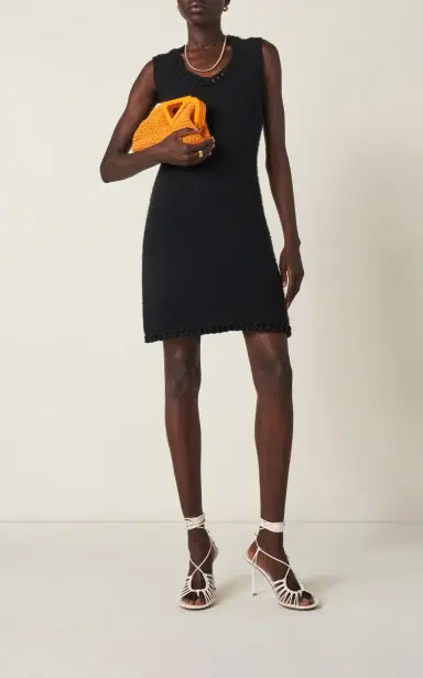 Bottega Veneta Chain-Detailed Wool Knit Mini Dress | Thumbnail 2