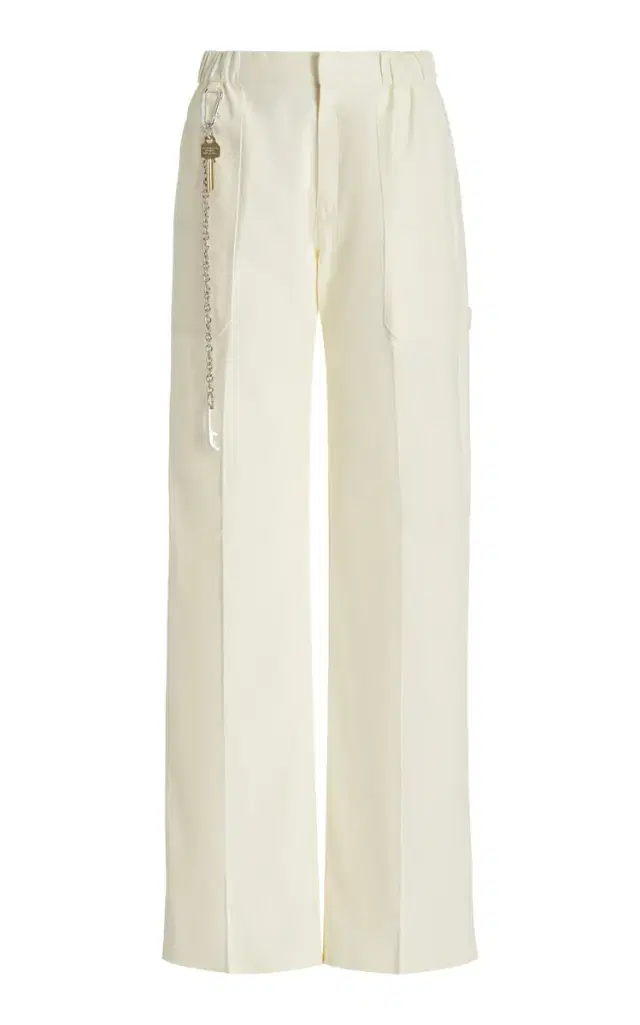 Tae Park Exclusive Painter Cotton-Canvas Straight-Leg Pants