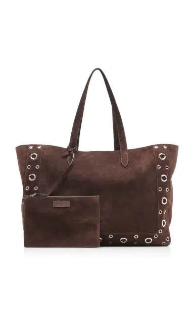 Valentino Garavani Studded Suede Tote Bag | Thumbnail 7 Valentino Garavani Studded Suede Tote Bag | Thumbnail 7