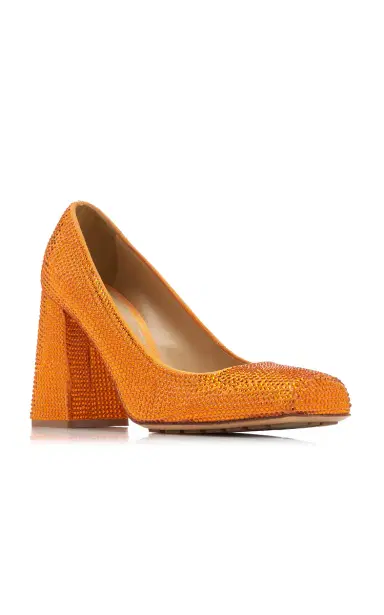 Bottega Veneta Courtney Sparkle Leather Pumps | Thumbnail 5