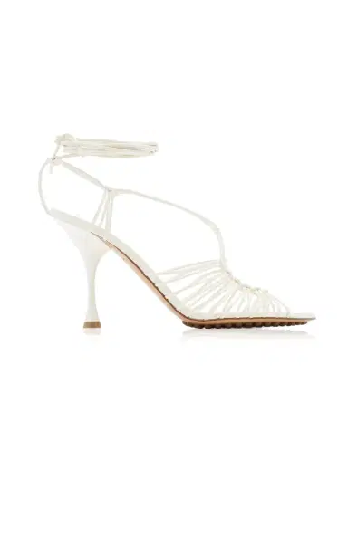 Bottega Veneta Dot Lace-Up Leather Sandals | Thumbnail 2