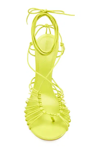 Bottega Veneta Dot Lace-Up Leather Sandals | Thumbnail 4