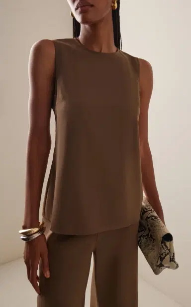 STAUD Bronte Crepe Top | Thumbnail 2