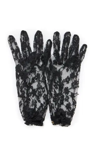 Valentino Garavani Ruched Lace Gloves | Thumbnail 5 Valentino Garavani Ruched Lace Gloves | Thumbnail 5