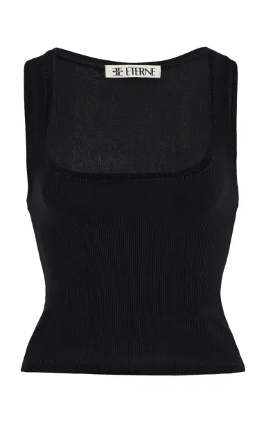 ÉTERNE Cotton-Modal Tank | Thumbnail 8 ÉTERNE Cotton-Modal Tank | Thumbnail 8