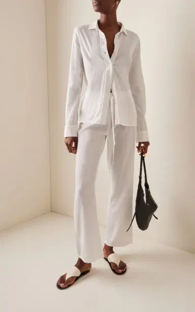 Éterne Exclusive Jolene Cotton Shirt | Thumbnail 3 Éterne Exclusive Jolene Cotton Shirt | Thumbnail 3