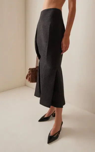 Prada Suiting Midi Skirt | Thumbnail 3