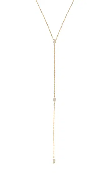 Anita Ko Pear And Double Marquise Diamond Lariat | Thumbnail 3