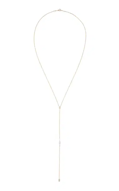 Anita Ko Pear And Double Marquise Diamond Lariat | Thumbnail 4
