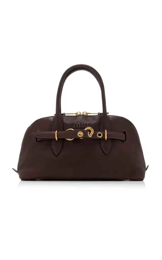 MIuarchive Leather Top Handle Bag
