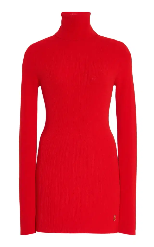 Fox Ribbed-Knit Top