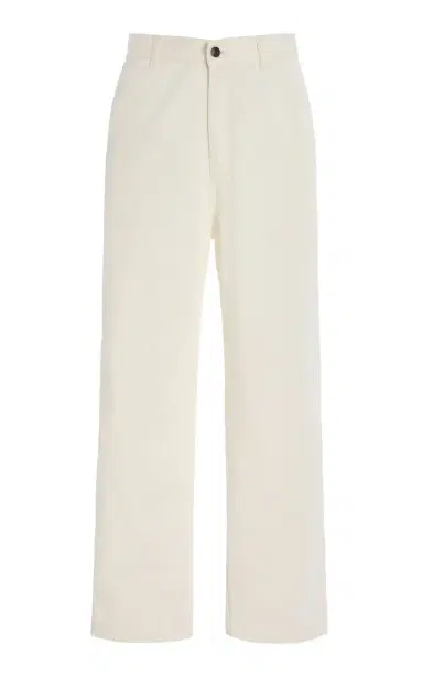 The Row Sharka Rigid Low-Rise Cotton-Cashmere Barrel Jeans | Thumbnail 6 The Row Sharka Rigid Low-Rise Cotton-Cashmere Barrel Jeans | Thumbnail 6