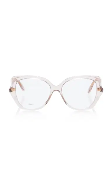 Loewe Oversized Cat-Eye Acetate Glasses | Thumbnail 1 Loewe Oversized Cat-Eye Acetate Glasses | Thumbnail 1