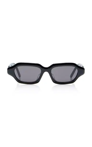 Loewe Slim Rectangle-Frame Acetate Sunglasses | Thumbnail 5