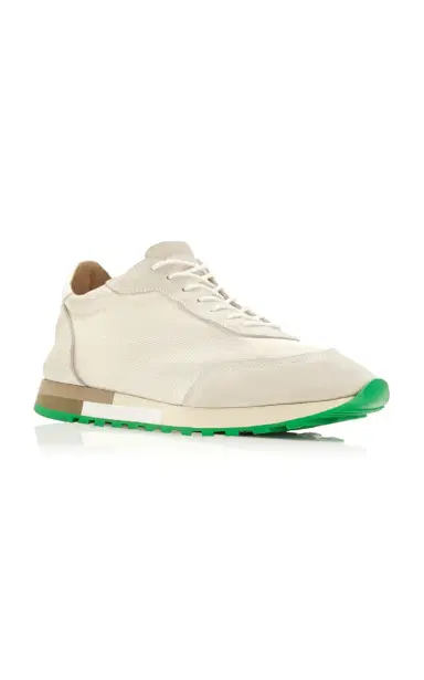 The Row Owen Leather; Mesh Sneakers | Thumbnail 6