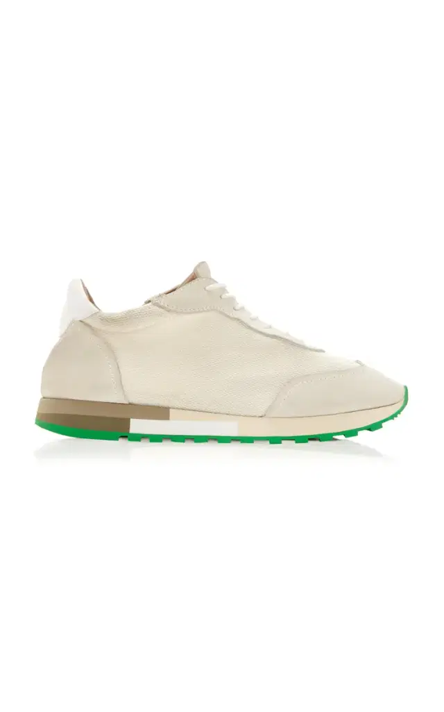 The Row Owen Leather; Mesh Sneakers