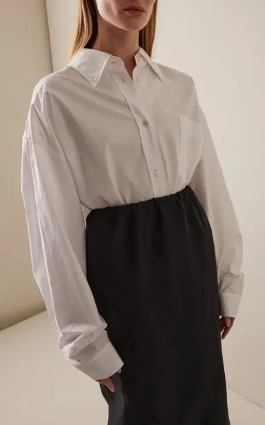 The Row Victoria Cotton Poplin Long Shirt | Thumbnail 2 The Row Victoria Cotton Poplin Long Shirt | Thumbnail 2