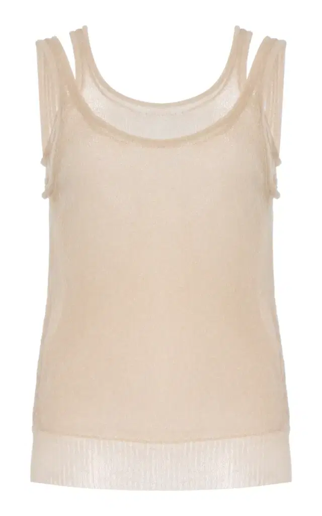Aisling Camps Film Layered Knit Tank Top