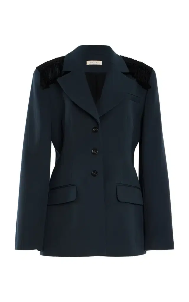 Diotima Garvey Mortimer Wool Twill Blazer