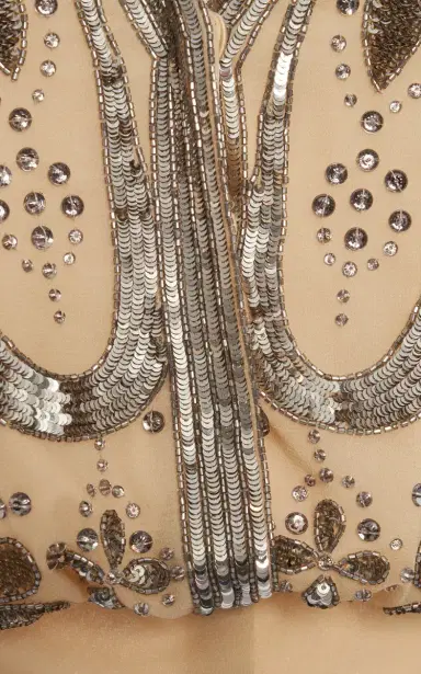 Valentino Garavani Embroidered Georgette Top | Thumbnail 3