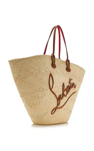 Christian Louboutin Cabata Large Raffia Basket Bag | Thumbnail 3 Christian Louboutin Cabata Large Raffia Basket Bag | Thumbnail 3