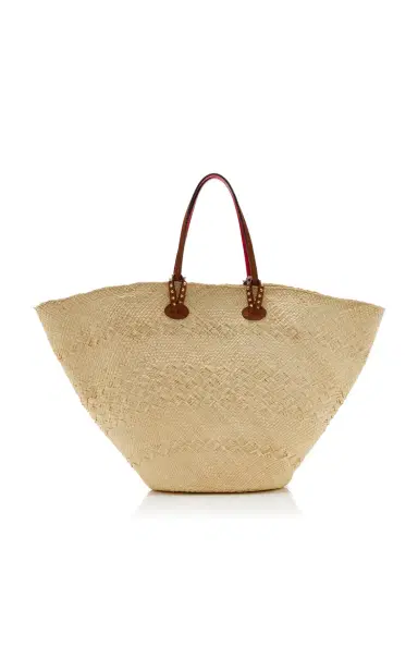 Christian Louboutin Cabata Large Raffia Basket Bag | Thumbnail 4 Christian Louboutin Cabata Large Raffia Basket Bag | Thumbnail 4