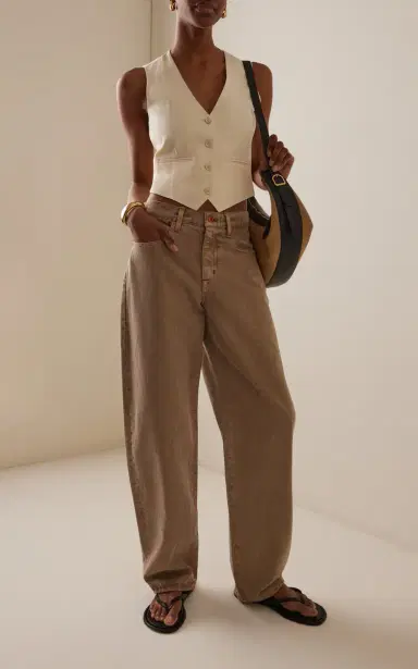 SLVRLAKE Tess Long Rigid Low-Rise Curve-Leg Jeans | Thumbnail 2 SLVRLAKE Tess Long Rigid Low-Rise Curve-Leg Jeans | Thumbnail 2