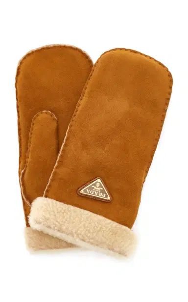 Prada Shearling Mittens | Thumbnail 1