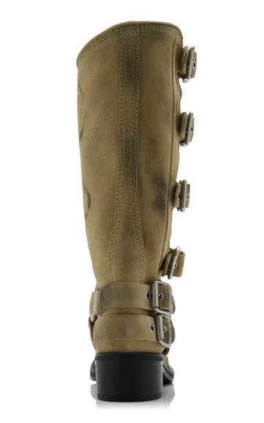 Miu Miu Buckled Leather Boots | Thumbnail 5 Miu Miu Buckled Leather Boots | Thumbnail 5