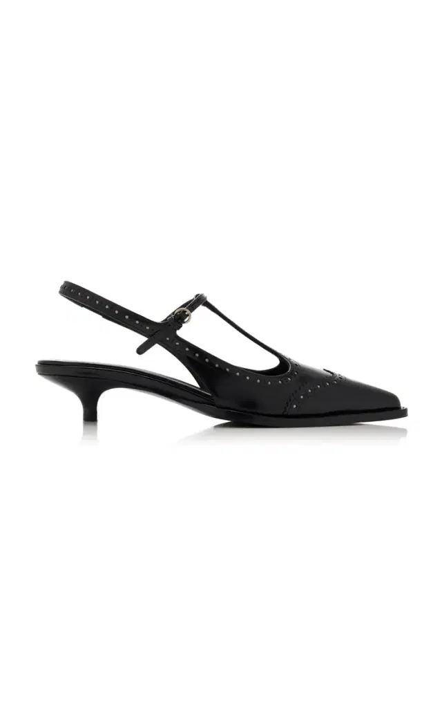 Miu Miu Leather Slingback Pumps