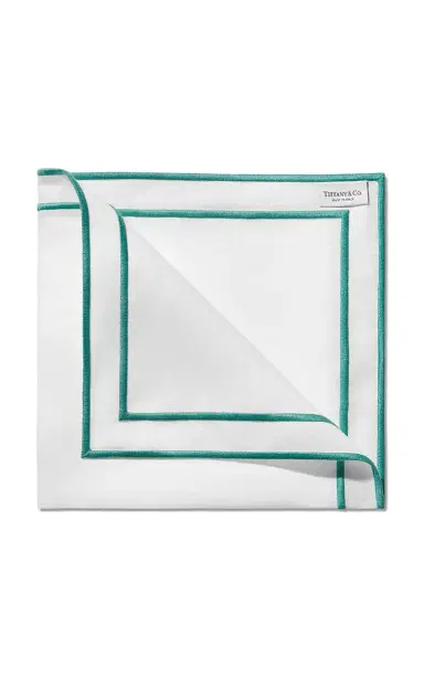 Tiffany & Co. Set-of-Four Embroidered Linen Placemats | Thumbnail 2