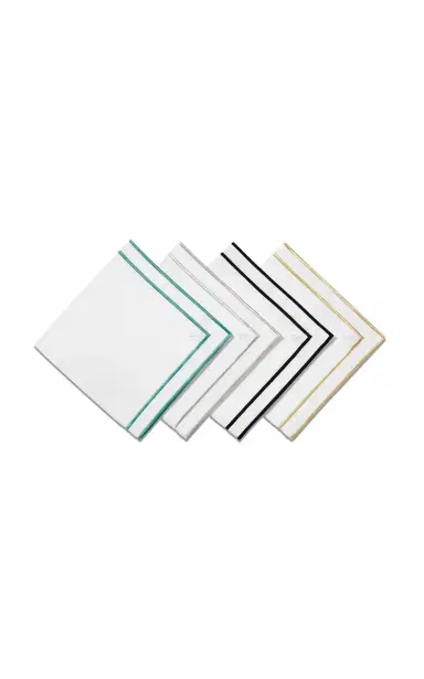 Tiffany & Co. Set-of-Four Embroidered Linen Placemats | Thumbnail 3