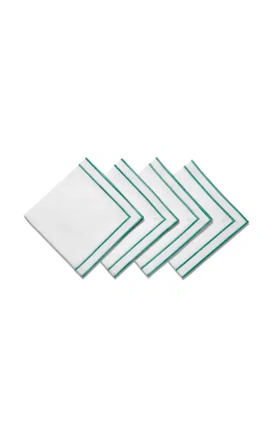 Tiffany & Co. Set-of-Four Embroidered Linen Placemats | Thumbnail 4