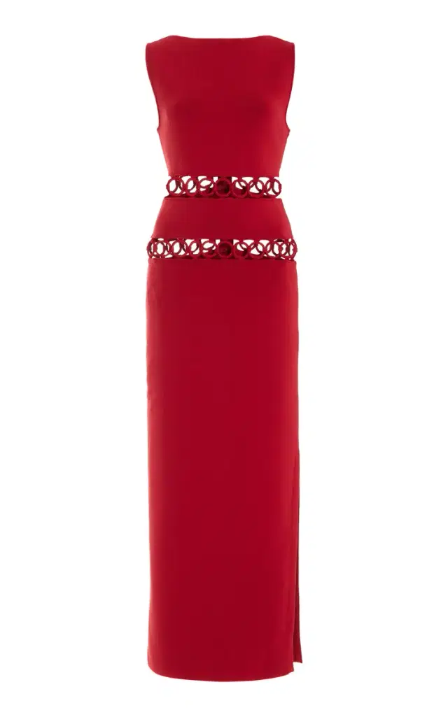Cult Gaia River Cutout Knit Maxi Dress