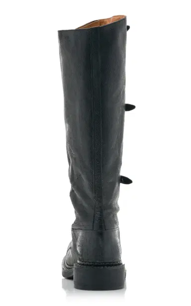 Miu Miu Lifestyle Leather Knee Boots | Thumbnail 5 Miu Miu Lifestyle Leather Knee Boots | Thumbnail 5