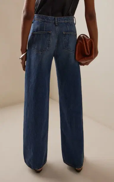 Brandon Maxwell The Callan Mid-Rise Wide-Leg Jeans | Thumbnail 6 Brandon Maxwell The Callan Mid-Rise Wide-Leg Jeans | Thumbnail 6