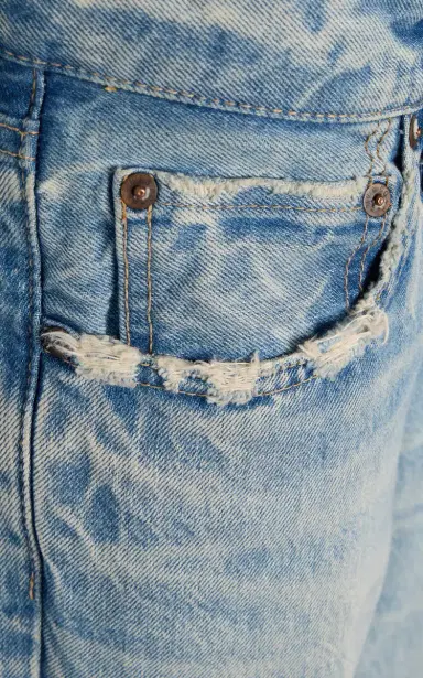 Moussy Vintage Wildwood Rigid Low-Rise Straight-Leg Jeans | Thumbnail 5