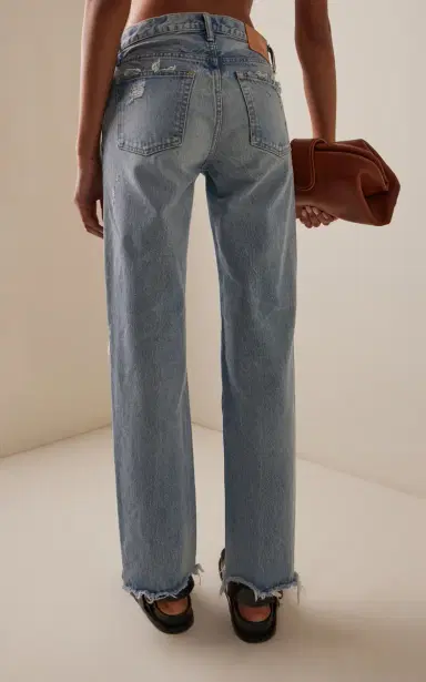 Moussy Vintage Odessa Rigid Low-Rise Straight-Leg Jeans | Thumbnail 4 Moussy Vintage Odessa Rigid Low-Rise Straight-Leg Jeans | Thumbnail 4