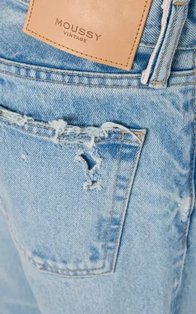 Moussy Vintage Odessa Rigid Low-Rise Straight-Leg Jeans | Thumbnail 5 Moussy Vintage Odessa Rigid Low-Rise Straight-Leg Jeans | Thumbnail 5